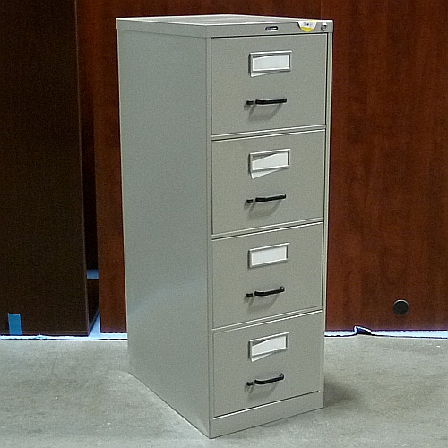 Global 2600 Series Vertical Filing Cabinet Grey Used Office